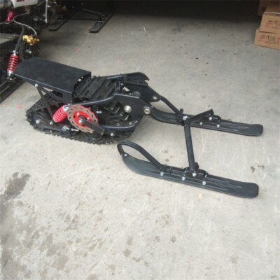 Sleigh Sled & Rear wheel rear tracks Sand Snowmobile Track DIY Pit Dirt ...