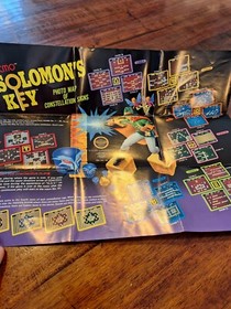 Solomon's Key Cib Nes Nintendo 5 Screw+ Poster,hangtag Unpunched