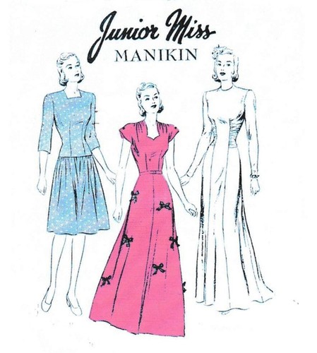 Three Butterick Junior Miss Manikin Sewing Patterns Set 1 COPY - Picture 1 of 2