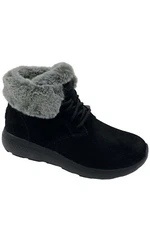 Skechers On the GO City 2 Suede Ankle Boots Winter Wishes Black