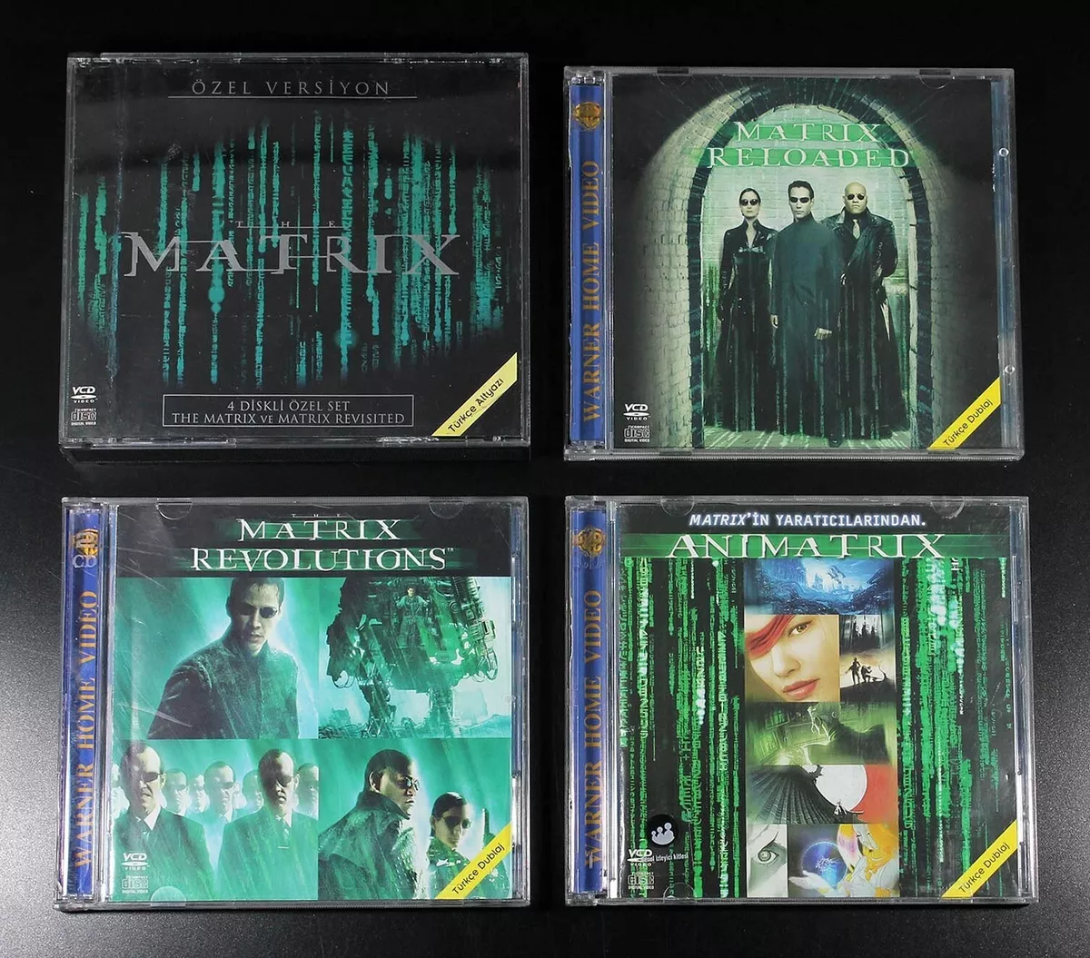 VCD The Matrix Trilogy Animatrix Turkish DUB Video CD