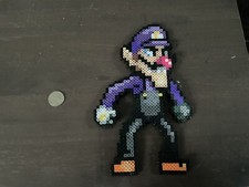 Waluigi Perler Bead