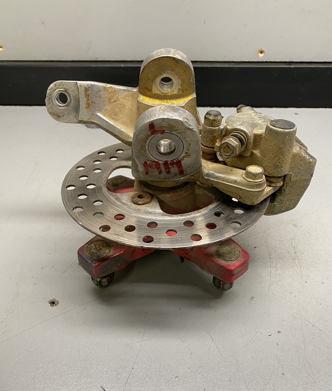 Honda 400ex Left Front Hub Spindle Rotor Caliper Lug Nuts Trx400ex eBay