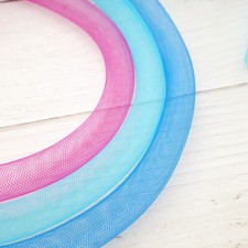 10M/Lot Colorful Mesh Tube Ribbon DIY Crafts Hair Design Wreath Jewelry 16mm