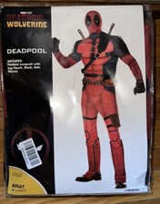  01750686  spirit halloween Adult Deadpool Costume Deluxe - Marvel SIZE XL