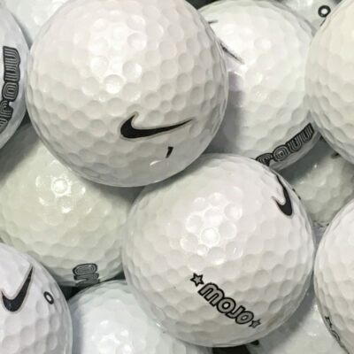 25 Nike Mojo ''Disco'' Golfbälle - Bälle mit silbernem Schimmer AAA/AAAA Lakeballs