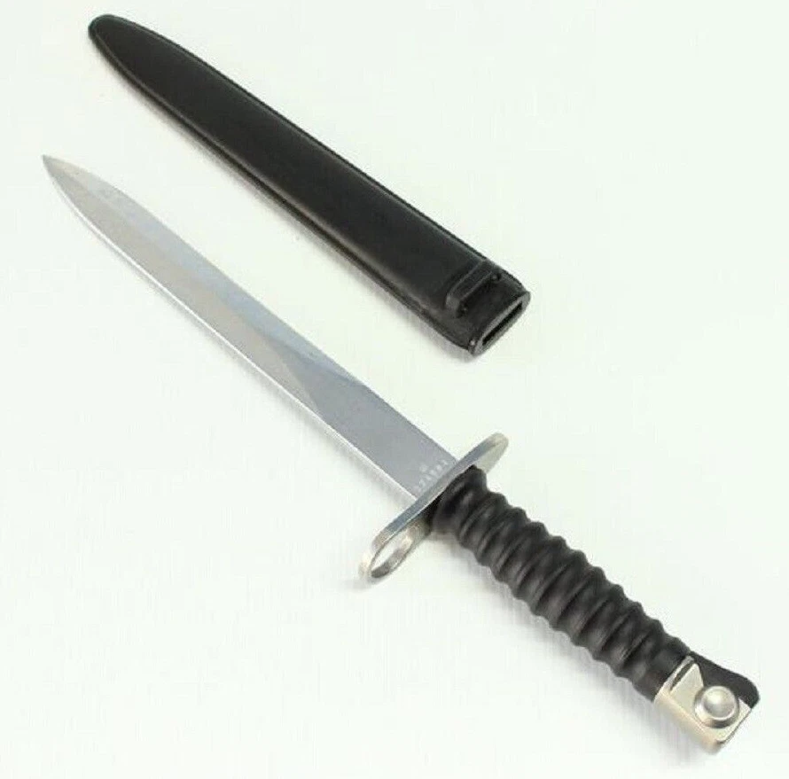 Swiss M1957 Combat Knife Bayonet w/ Scabbard - Switzerland PE57 - Image 2 of 4