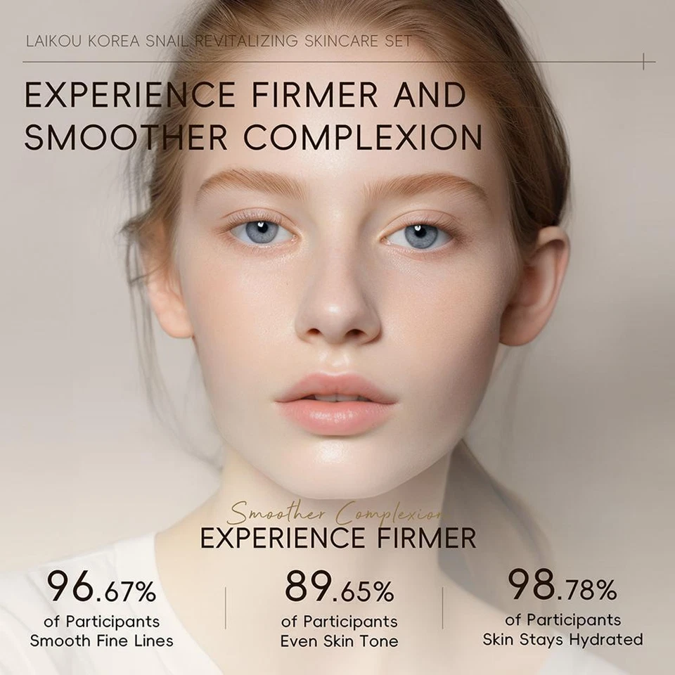 Kit de cuidado de la piel, regalos para el cuidado de la piel para mujeres conjunto de cinco piezas, incluye limpio suave HNK Foto 4 de 4