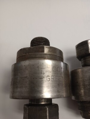 Vintage 3-pc Conduit Knockout Punch Set, Greenlee 3/4