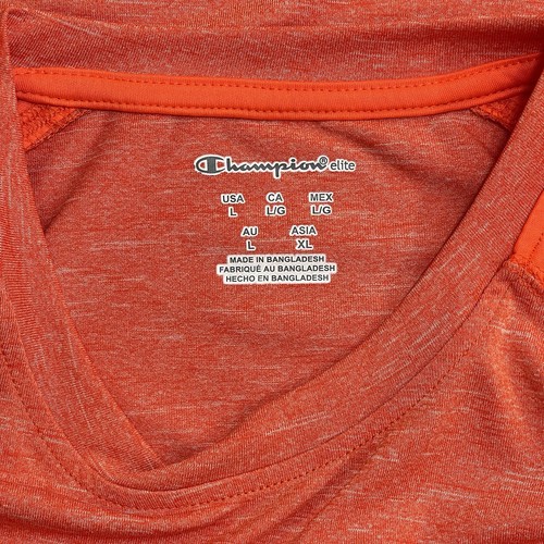 CLEMSON TIGERS Performance Tee CHAMPION Mens Large Orange Logo Tiger Paw GameDay - Picture 3 of 9