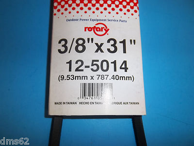 NEW HUSQVARNA 3/8 38 1/2" BELT FITS SNOW BLOWERS TILLERS 85954 - Foto 7