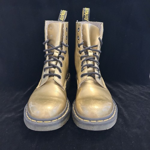 Dr. Martens Pascal Gold 1460 Damen-Stiefeletten 7 - Bild 3 von 8