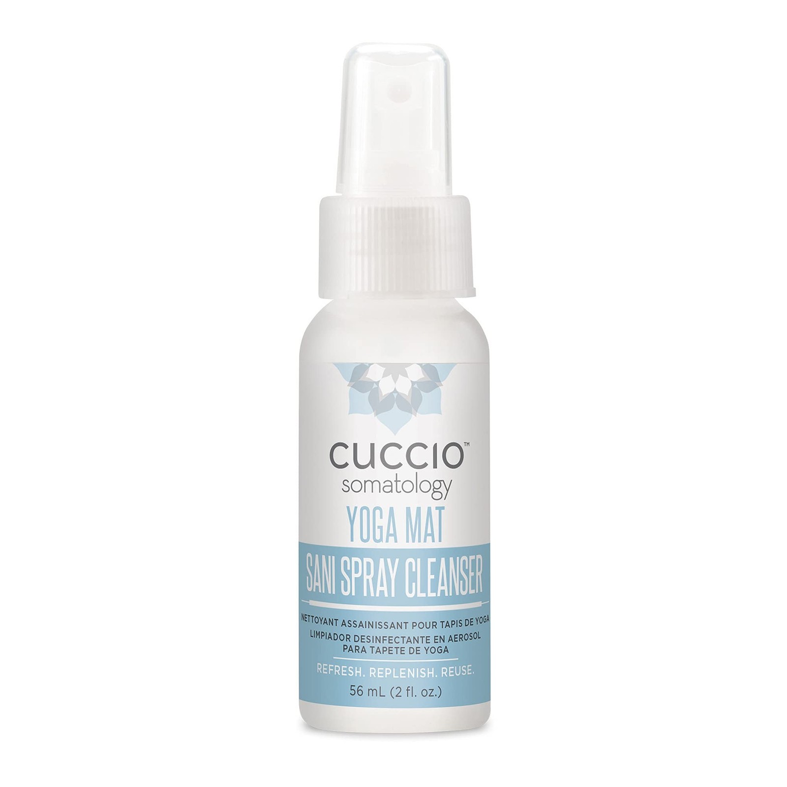 cuccio SOMATOLOGY Yoga Mat Sani Spray Cleanser, Single 2 Fl 