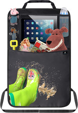 Termichy Rückenlehnenschutz Auto Kinder,Auto Organizer,Organizer Auto Rücksitz K