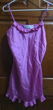 JACLYN SMITH SZ M Pink Spaghetti Strap NightGown Pajama 100 Polyester