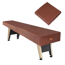 K-Musculo Brown Heavy Duty Leatherette Waterproof Shuffleboard Cover 16Ft 192L