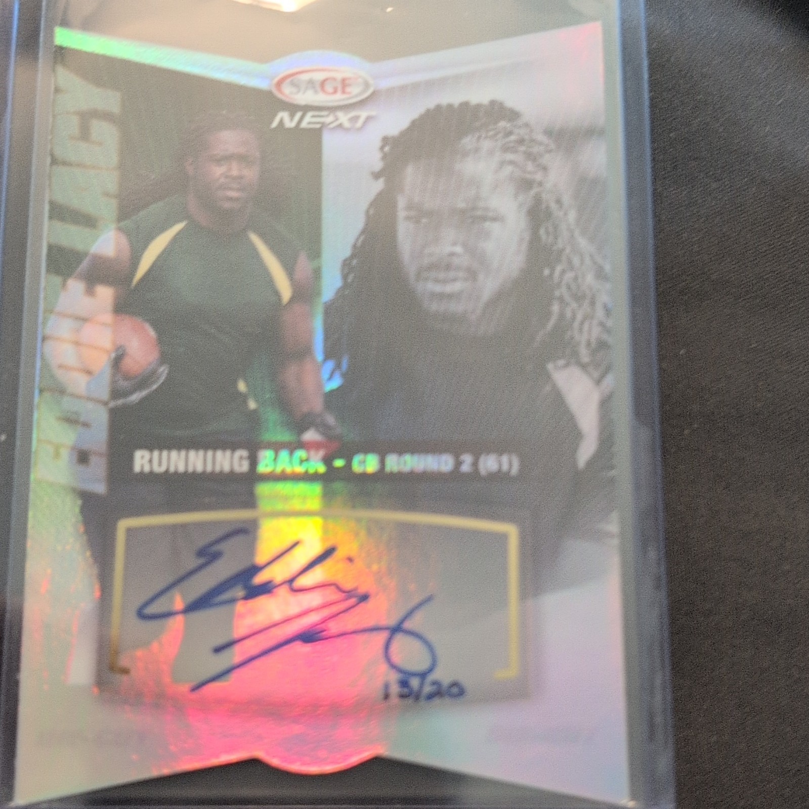 Eddie Lacy SA-GE Next #15 Autograph