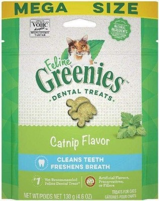 Cat Treats, Feline Veterinarian-Recommended Adult Natural Dental Treats, Catn...