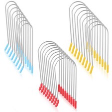 Nogeqi 24pcs Hot Roller Clips,Hot 1 Count Pack of 24 , red, yellow, blue