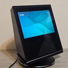 Amazon Echo Show 1st Gen MW46WB Smart Speaker Bluetooth Black Tested with Stand