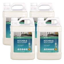 ECOS PRO PL974604CT Kitchen and Bathroom Cleaner - Herbal Scent (4/Carton) New