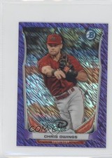 2014 Bowman Purple 24/99 Chris Owings #BM-AD3 fm0