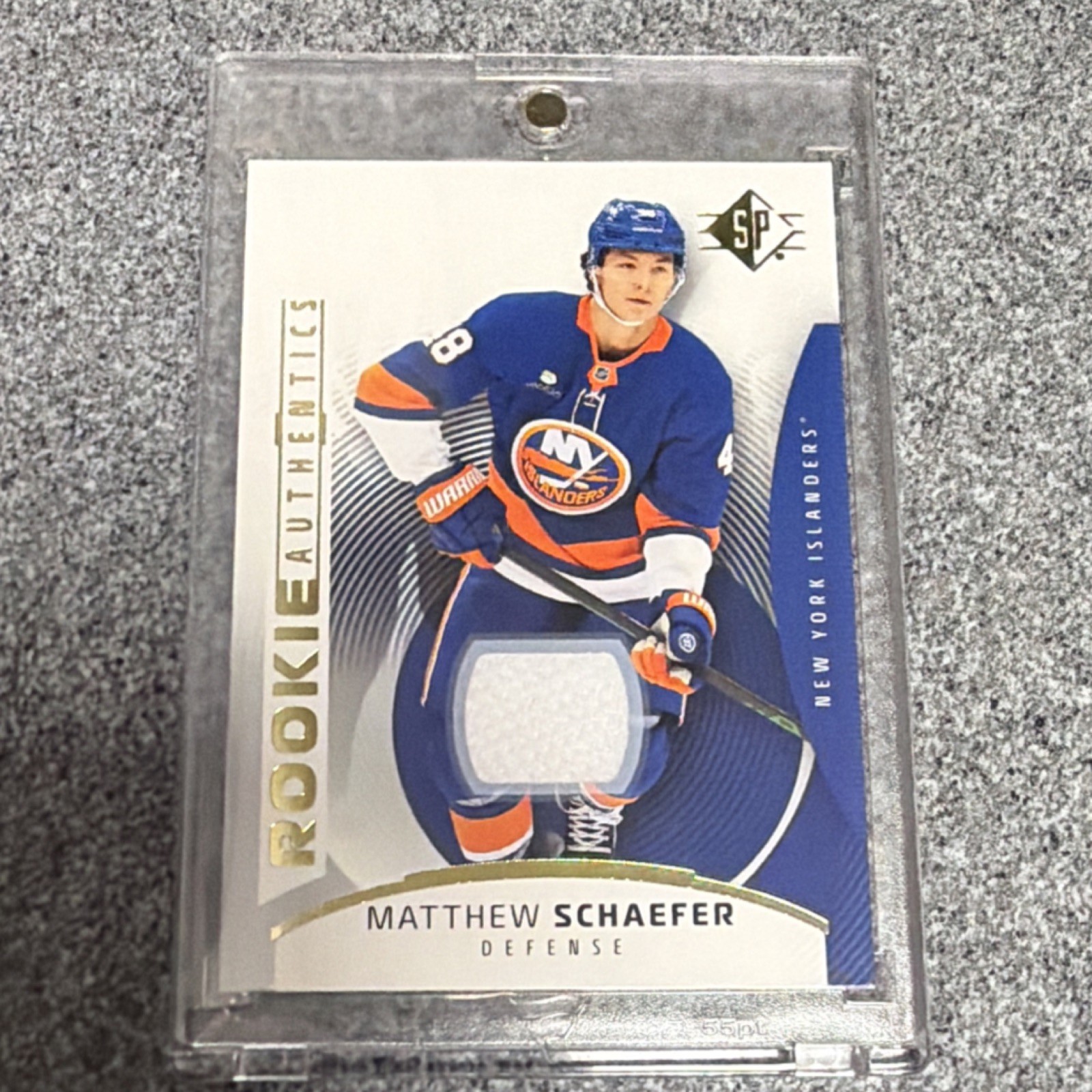 2025-26 Upper Deck SP Rookie Authentics Jersey #111 Matthew Schaefer Islanders