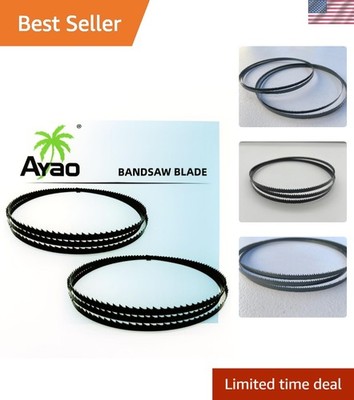 2-Pack 111-Inch Bandsaw Blades for Rikon Saws - Superior Cutting Performance