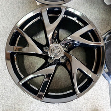 19” Nissan 370Z 350Z Rays Forged Wheels OEM Rims Black INIFINITI G35 G37