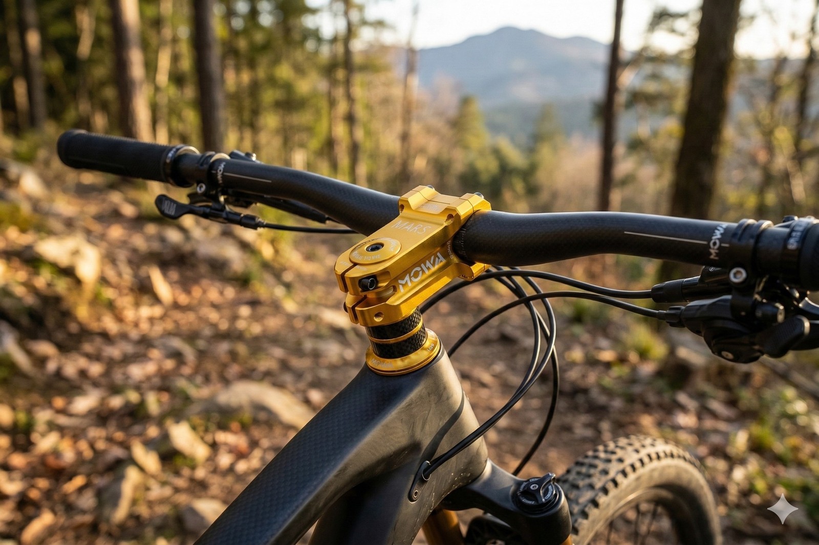 Mowa Mars Bike Stem 31.8mm 60mm 0 Degree MTB BMX eBike 29er Alloy Gold