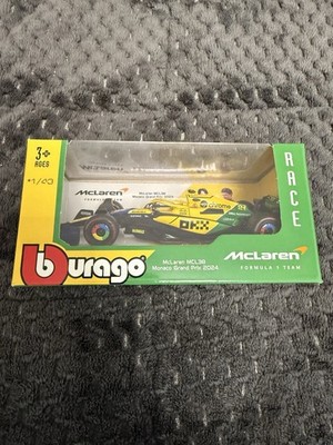 F1 McLaren MCL38 2024 Monaco GP Senna Oscar Piastri #81 Maßstab 1:43 Neu in OVP