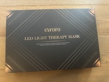 EVFOFO LED Light Therapy Mask NEW -7 Colors -Light Therapy At Home -Black