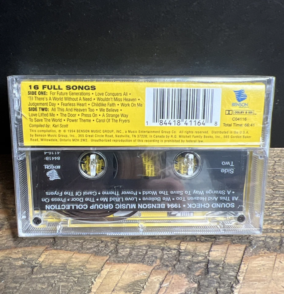 Sound Check 1994 Benson Music Group Collection Cassette Various Artists SEALED - Image 2 of 4