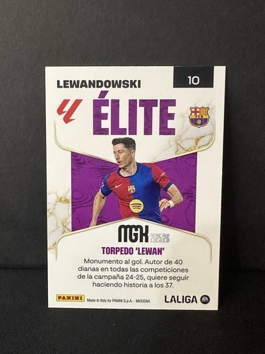 Panini Megacracks 2025-26 Elite Torpedo 'Lewan' #10 Insert FC Barcelona La Liga - Bild 2 von 2