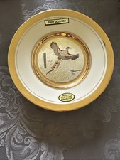 Bald Eagle Chokin Plate 24K Gold Rim Dynasty ...