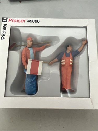 Preiser 45008 Escala 22.5 Pasajeros para LGB - TRABAJADORES DE CARRETERAS | Condition: New