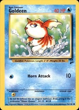 POKEMON GOLDEEN 76 BASE SET 2 130 COMMON LP