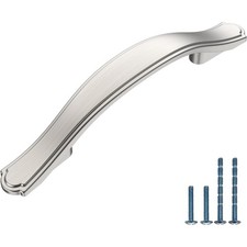 10 Pack Brushed Satin Nickel Kitchen Cabinet Handles Cabinet Pulls 3 inch Hol...