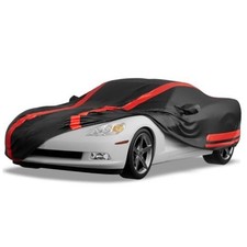 Car Cover Compatible with 2005-2013 Corvette C6 C6 without Cotton Inner Black