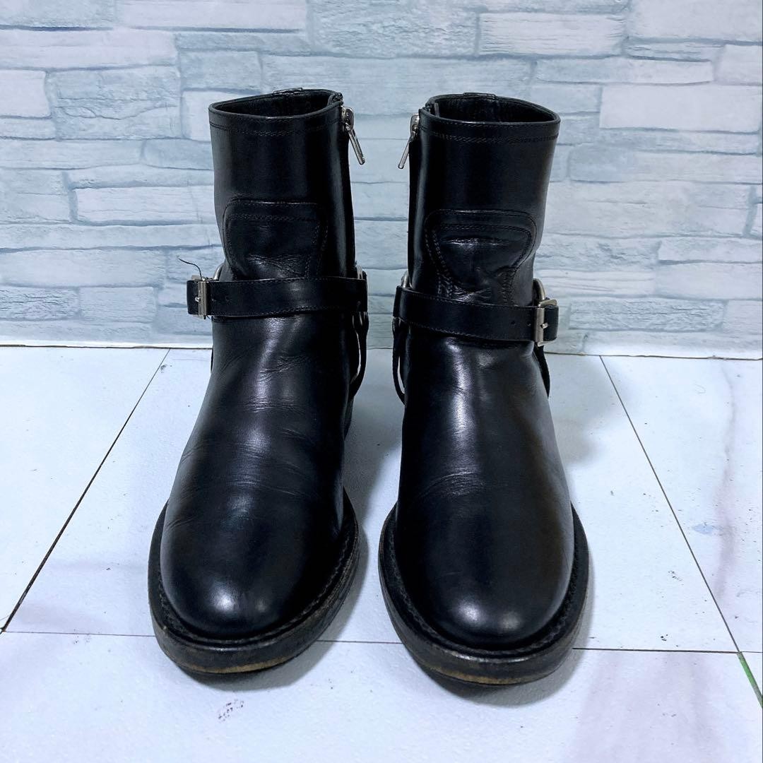 Saint Laurent Paris Boots Shoes EU 36.0 US 6.0 Leather Black Authentic thumbnail 3