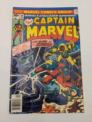Captain Marvel #48 (FN) Al Milgrom Cover! 1st app of CHEETAH! Marvel 1977