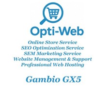 Gambio GX5 Online Shop Setup English/Spanish/German