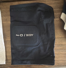 4.0 Body Black Knee Brace Sleeve Support, One Size Fits Most, Knee Area