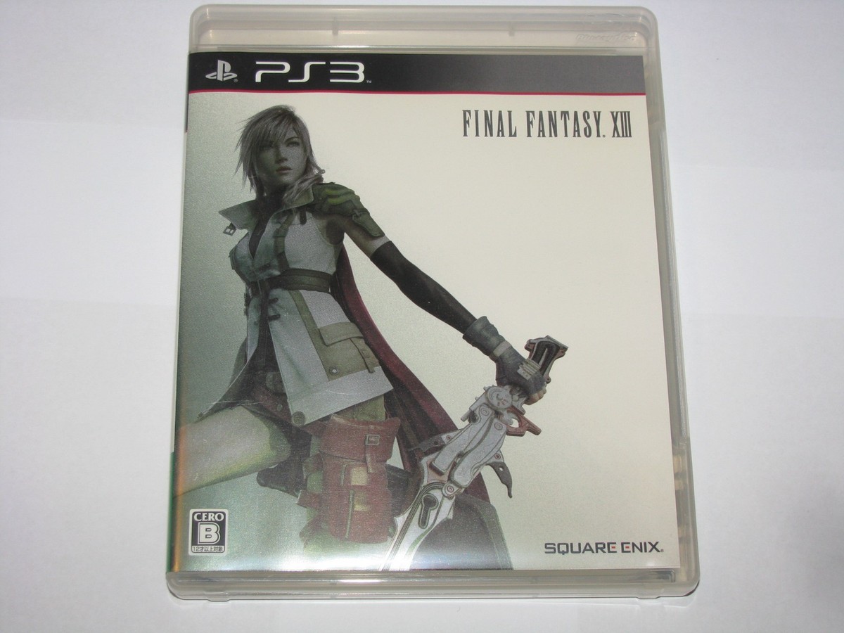 Final Fantasy XIII Japanese BLJB-93601 Lightning Ver PS3 Japan
