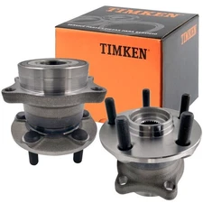 Pair Timken Rear Wheel Bearing Hub for 2010-2014 Subaru Legacy Outback Impreza
