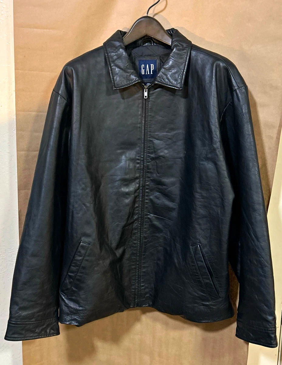 25+ Gap Zip Leather Outer Shell Coats, Jackets & Vests for Men for