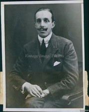 1931 King Alfonso Spain Asked To Abdicate By Alcala Zamora Leader Spa 6X8 Photo