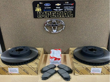 2010-2015 TOYOTA PRIUS GENUINE NEW FRONT BRAKE KIT OEM ROTORS TCMC PADS