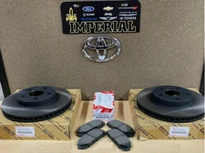 2010-2015 TOYOTA PRIUS GENUINE NEW FRONT BRAKE KIT OEM ROTORS TCMC PADS