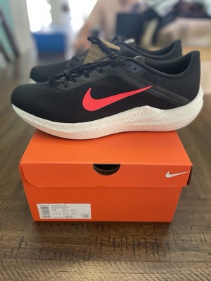 NIKE AIR WINFLO 10 BLACK/CRIMSON DV4022-002 Men's Size 13 New in Box Fast Ship